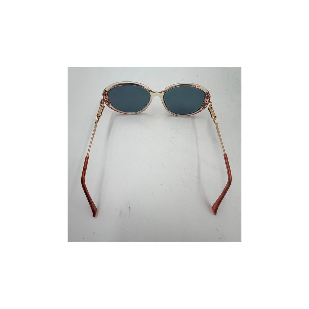 Vintage Gloria Vanderbilt 749 Zyloware 418 Sunglasses Frame Beige Plastic - Picture 6 of 6